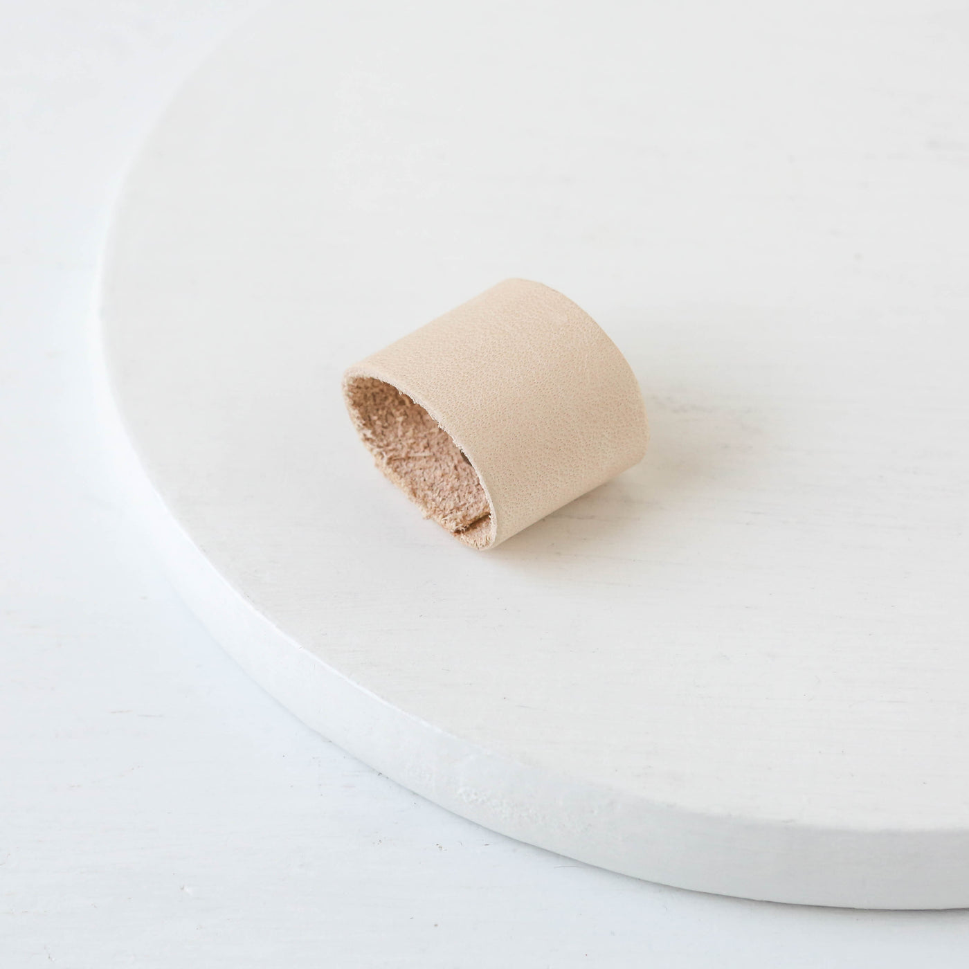 Simple Leather Scarf Woggle