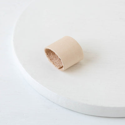 Simple Leather Scarf Woggle