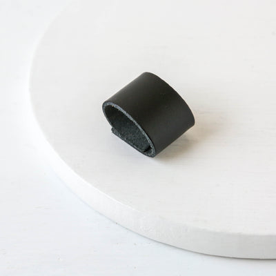 Simple Leather Scarf Woggle