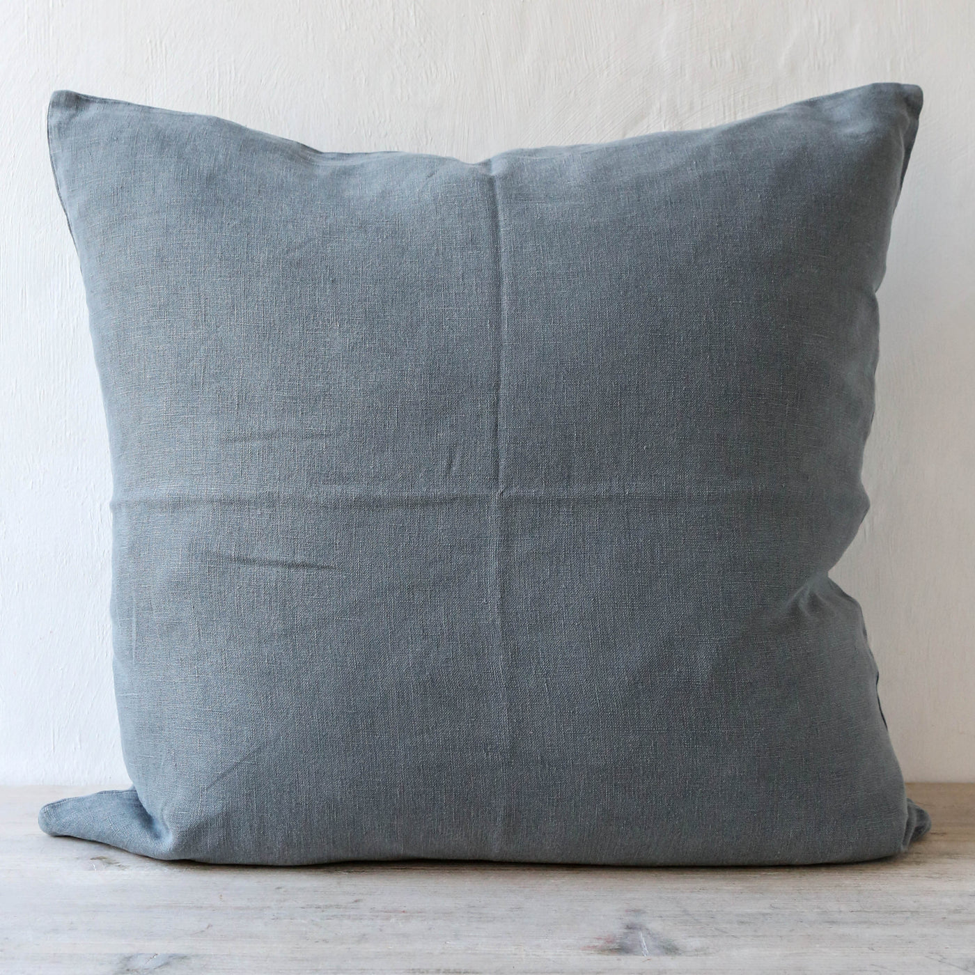 Linen Cushion Cover - Dusty Blue