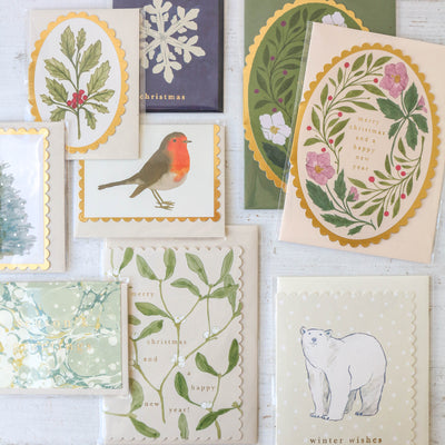 Green Flora 'Merry Christmas' Card