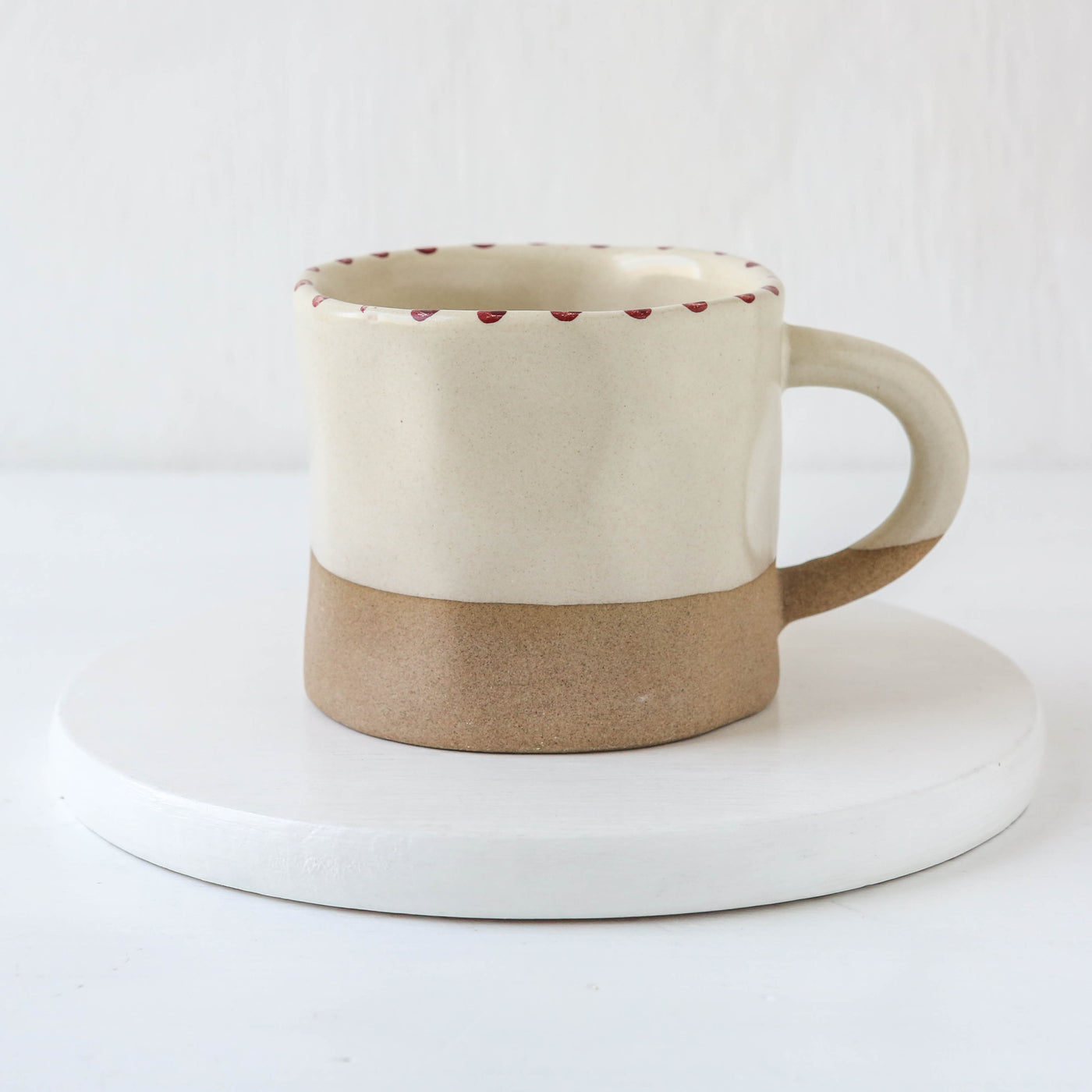 Hand-painted Botanic Mug - Brick