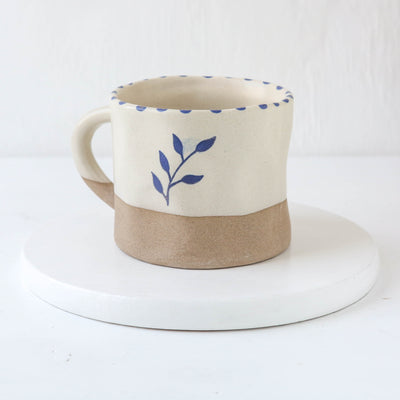 Hand-painted Botanic Mug - Ink
