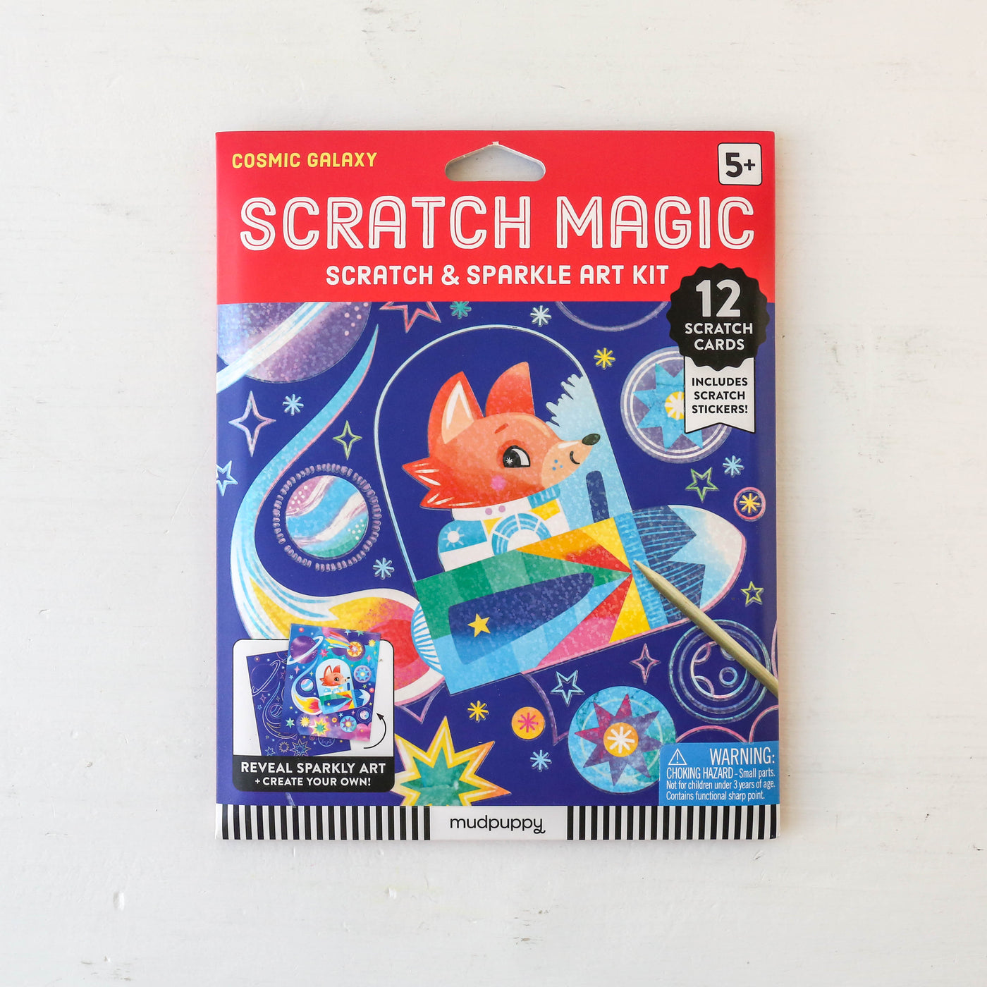 Cosmic Galaxy Scratch & Sparkle Art Kit