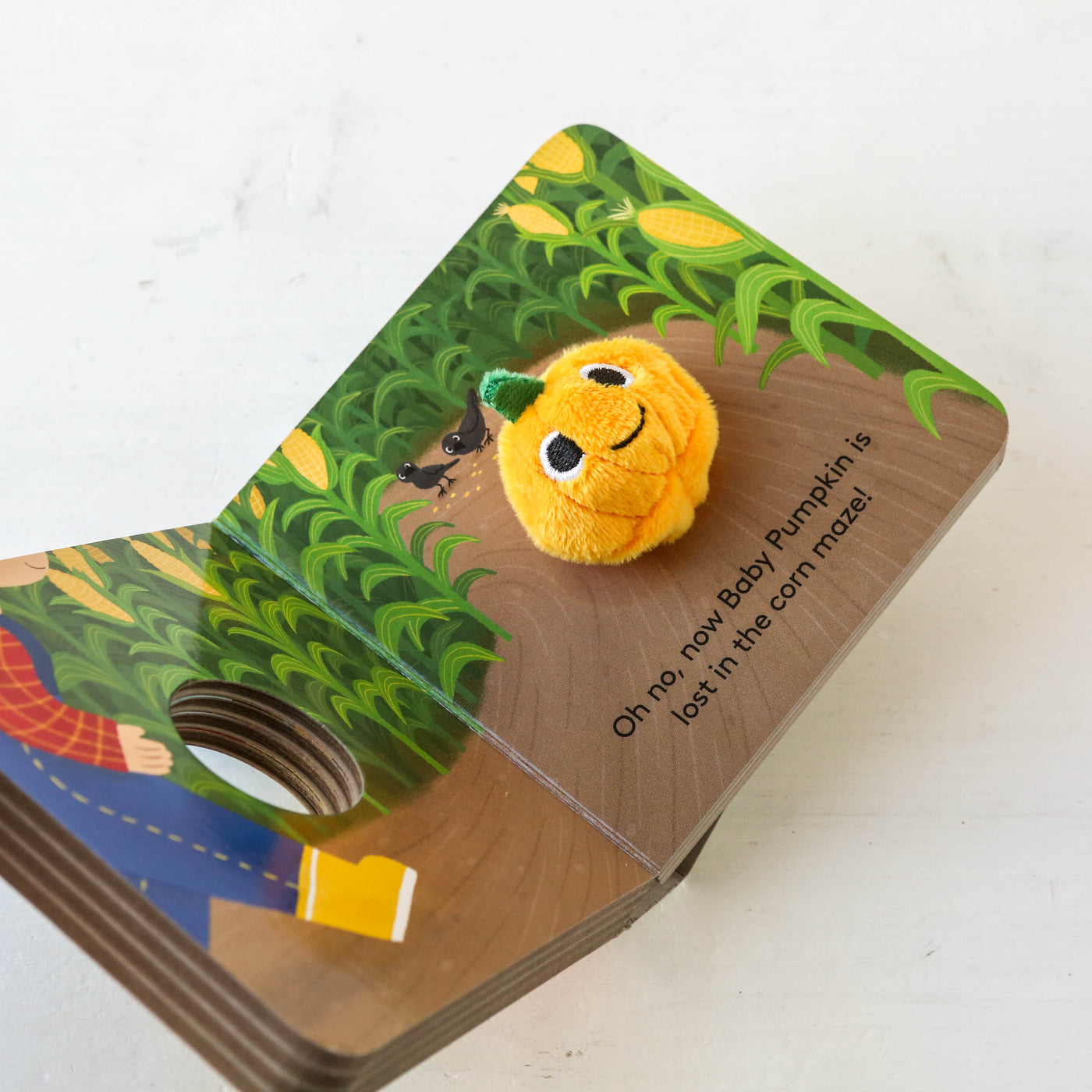 Finger Puppet Board Book - Baby Pumpkin