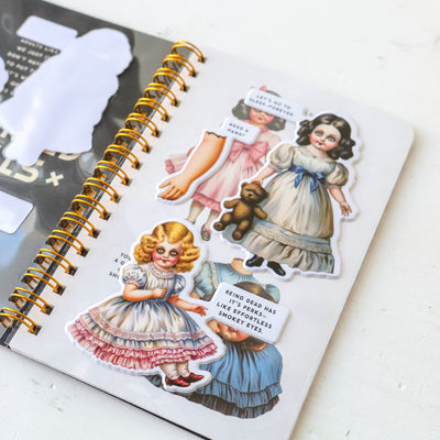 Haunted Dolls Sticker Book