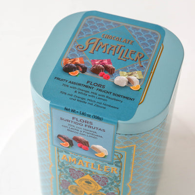 Amatller Chocolate Flors Tin