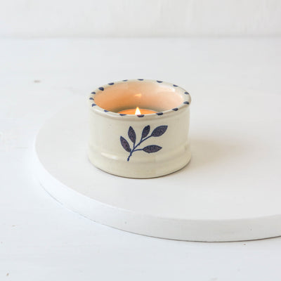Hand-Painted Botanic Tea Light Holder