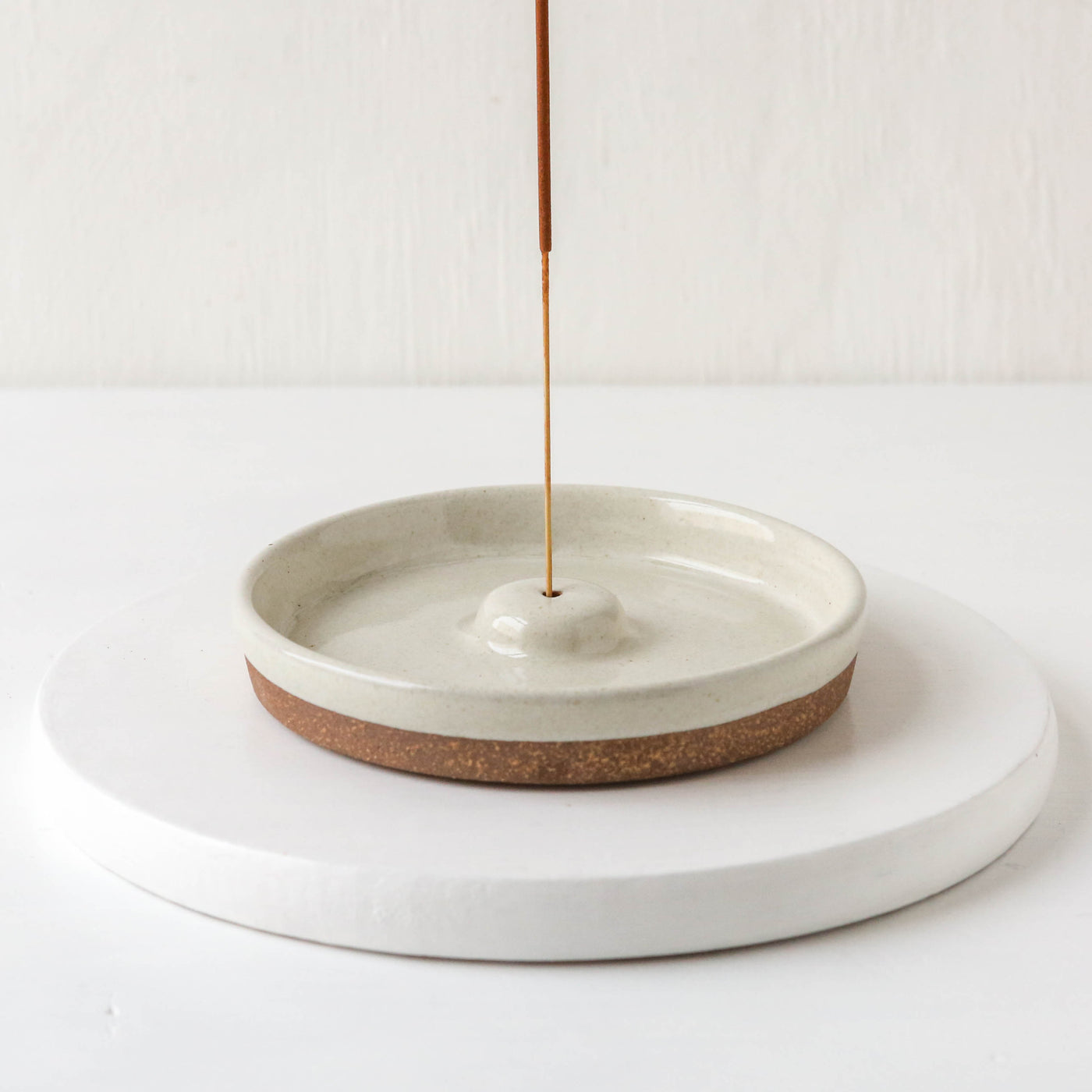 Round Ceramic Incense Holder