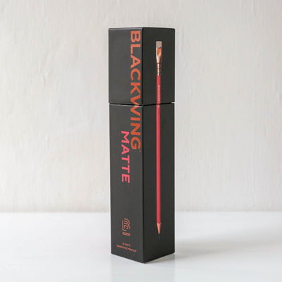 Box of 12 Blackwing Matte Red Pencils