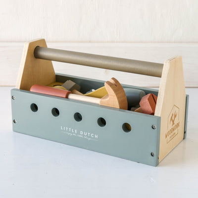 Wooden Toy Toolbox