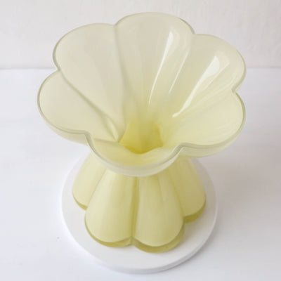 Yellow Glass Vase