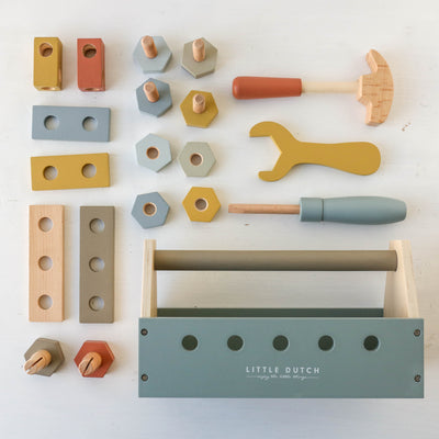 Wooden Toy Toolbox
