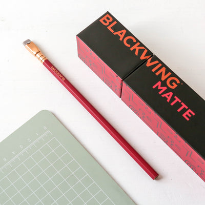 Box of 12 Blackwing Matte Red Pencils