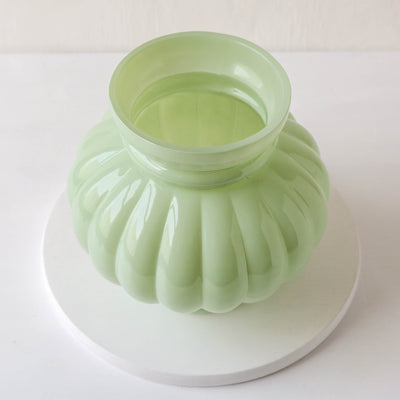 Light Green Glass Vase - Wipe Clean Only