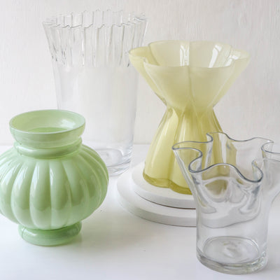 Yellow Glass Vase