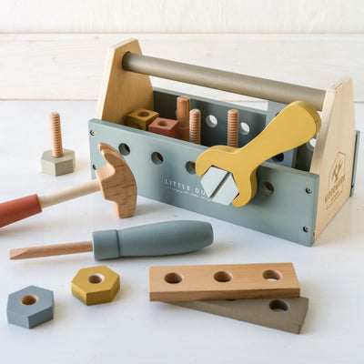 Wooden Toy Toolbox