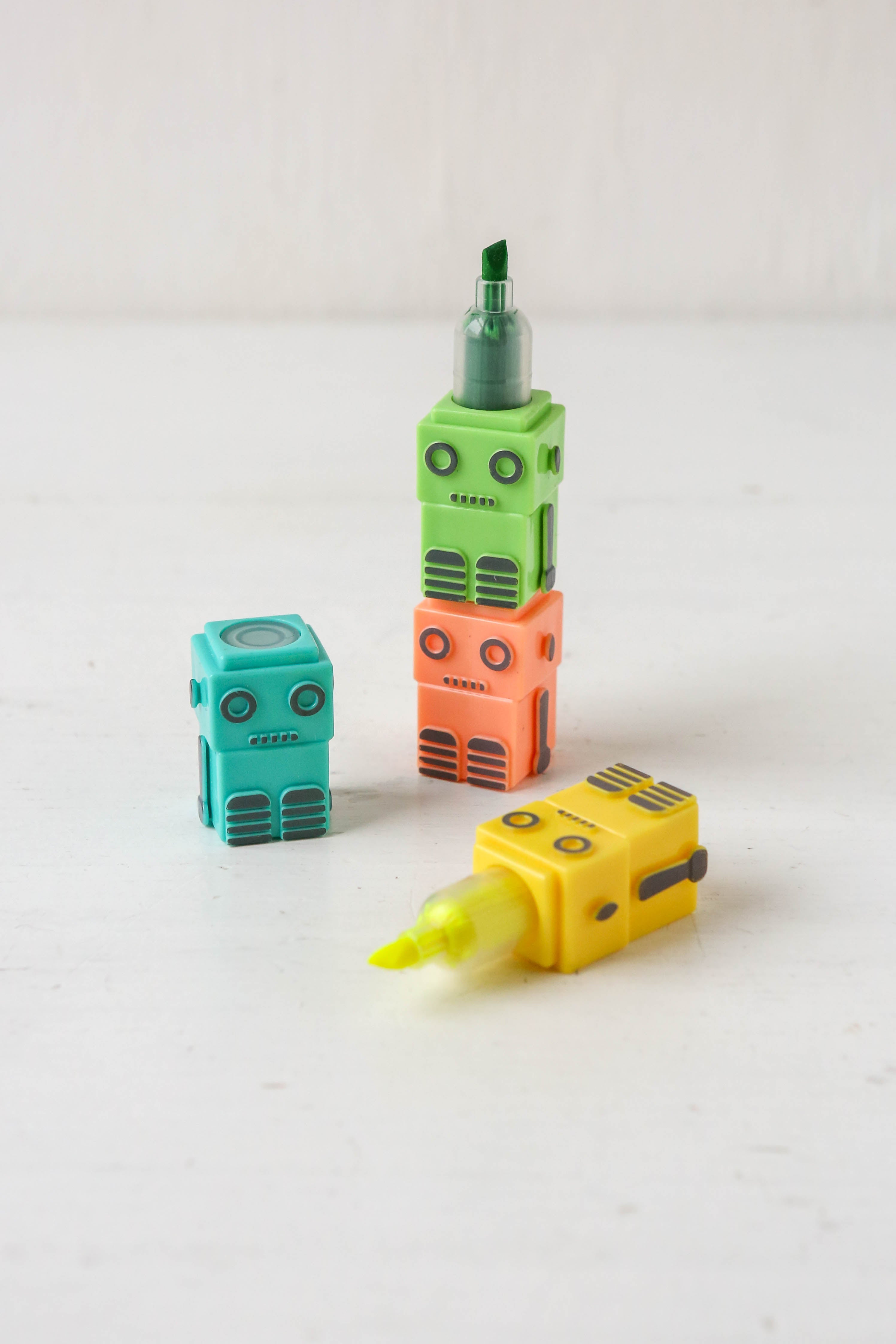 Stackable Highlighters Set - Robot Design – Berylune