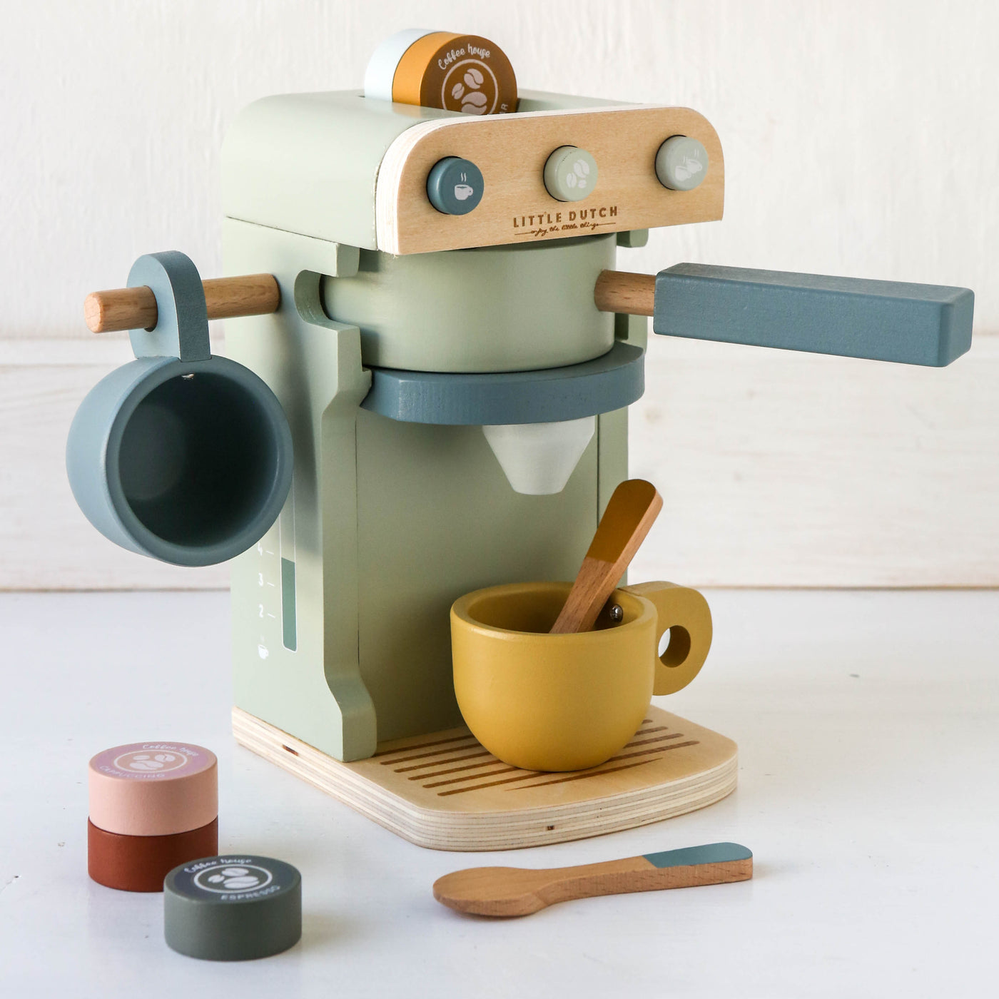 Wooden Toy Coffee Machine