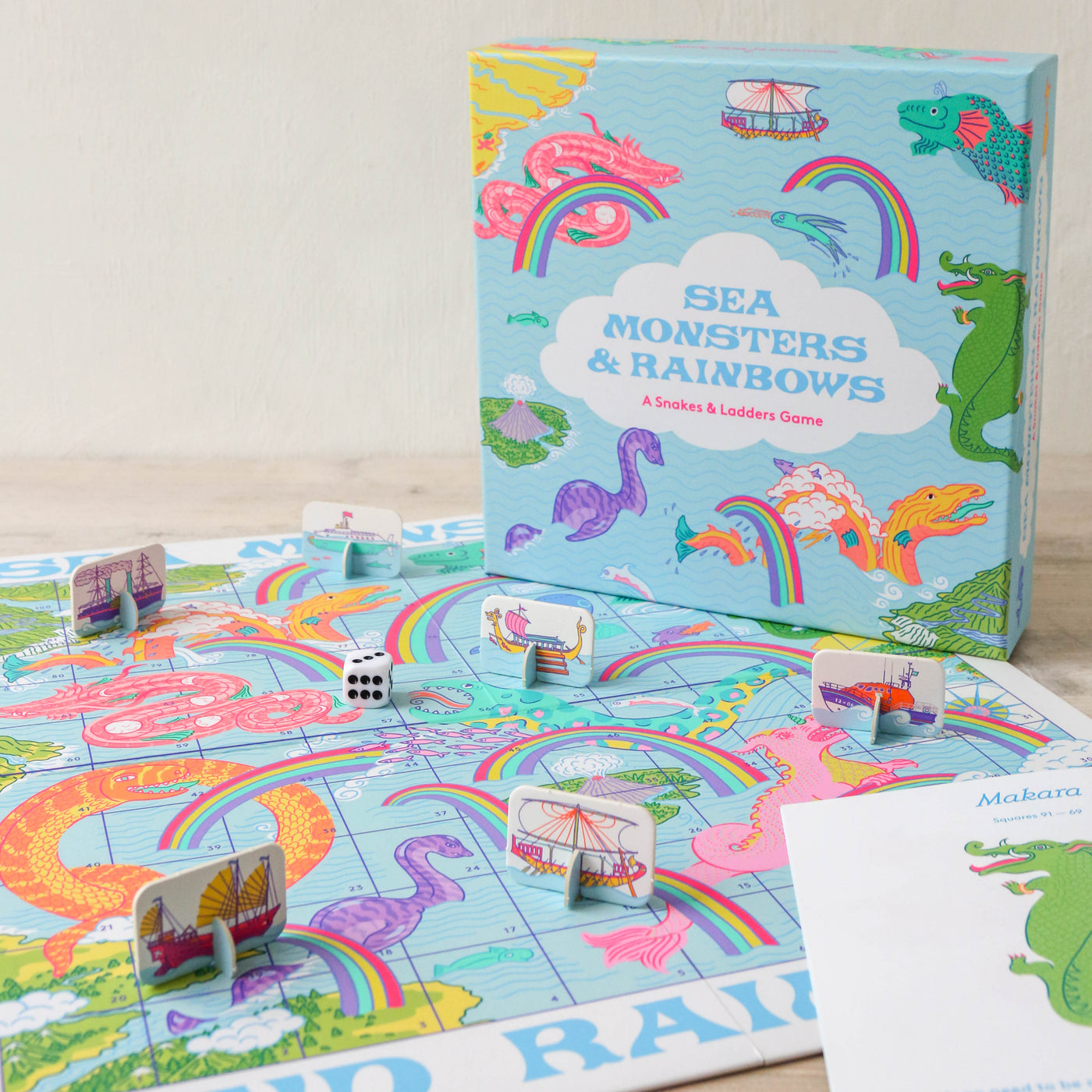 Sea Monsters & Rainbows : A Snakes & Ladders Game