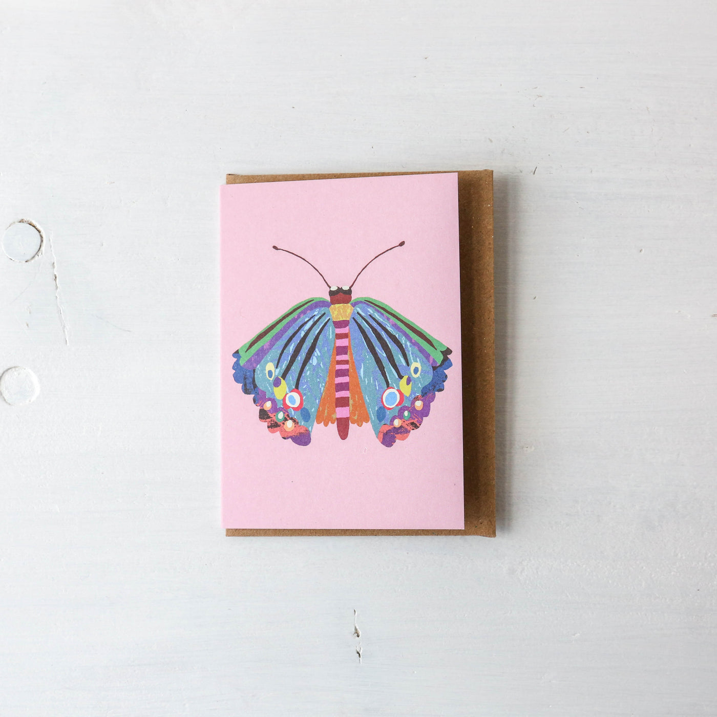 Pack of 8 Mini Rainbow Butterfly Cards