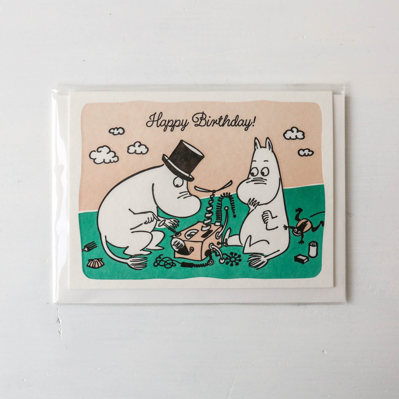 Moomin DIY Letterpress Birthday Card