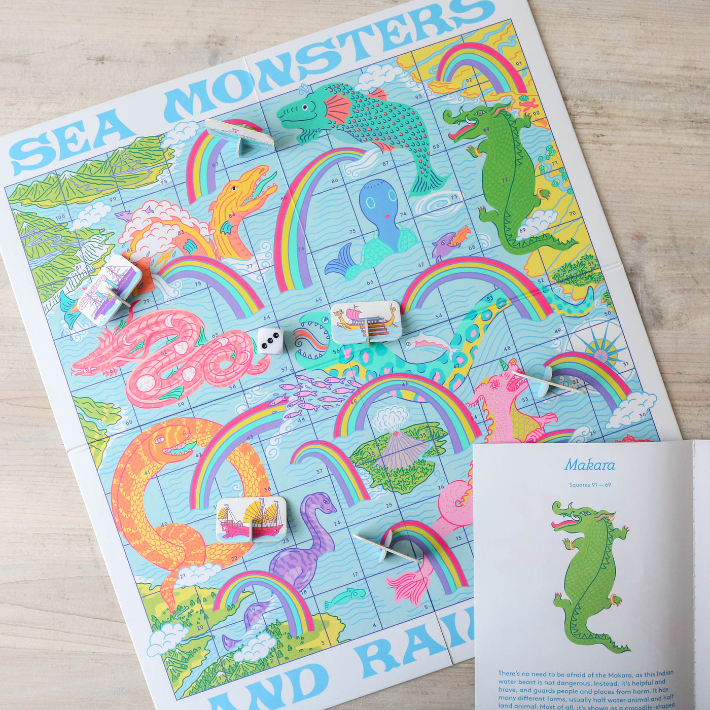 Sea Monsters & Rainbows : A Snakes & Ladders Game