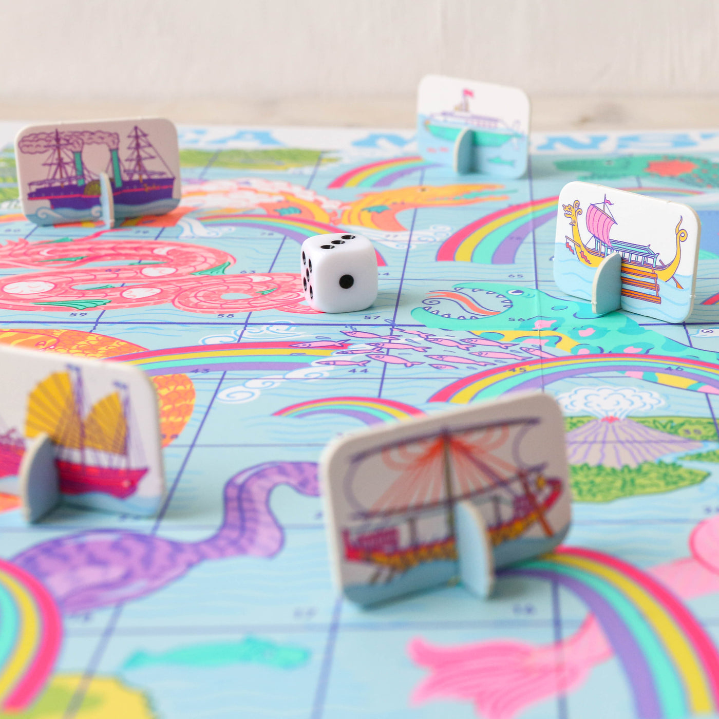 Sea Monsters & Rainbows : A Snakes & Ladders Game