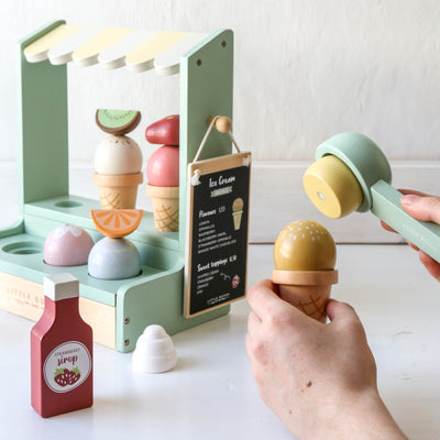 Wooden Toy Ice Cream Parlour