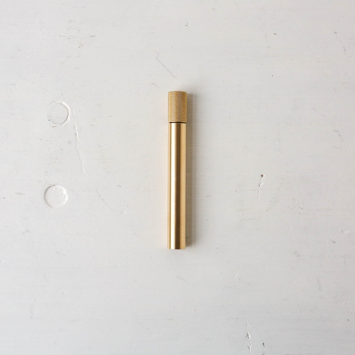 The Lumos Mini in Brass - Refillable Pen with Multiple Tips