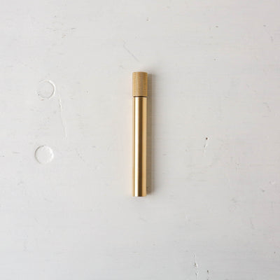 The Lumos Mini in Brass - Refillable Pen with Multiple Tips