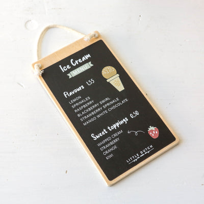 Wooden Toy Ice Cream Parlour