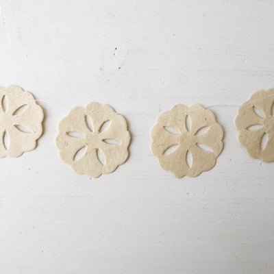 Mallow Garland - White
