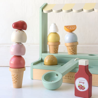 Wooden Toy Ice Cream Parlour