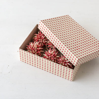 Kotte Patterned Mini Hanging Christmas Ornaments - Pack of 6