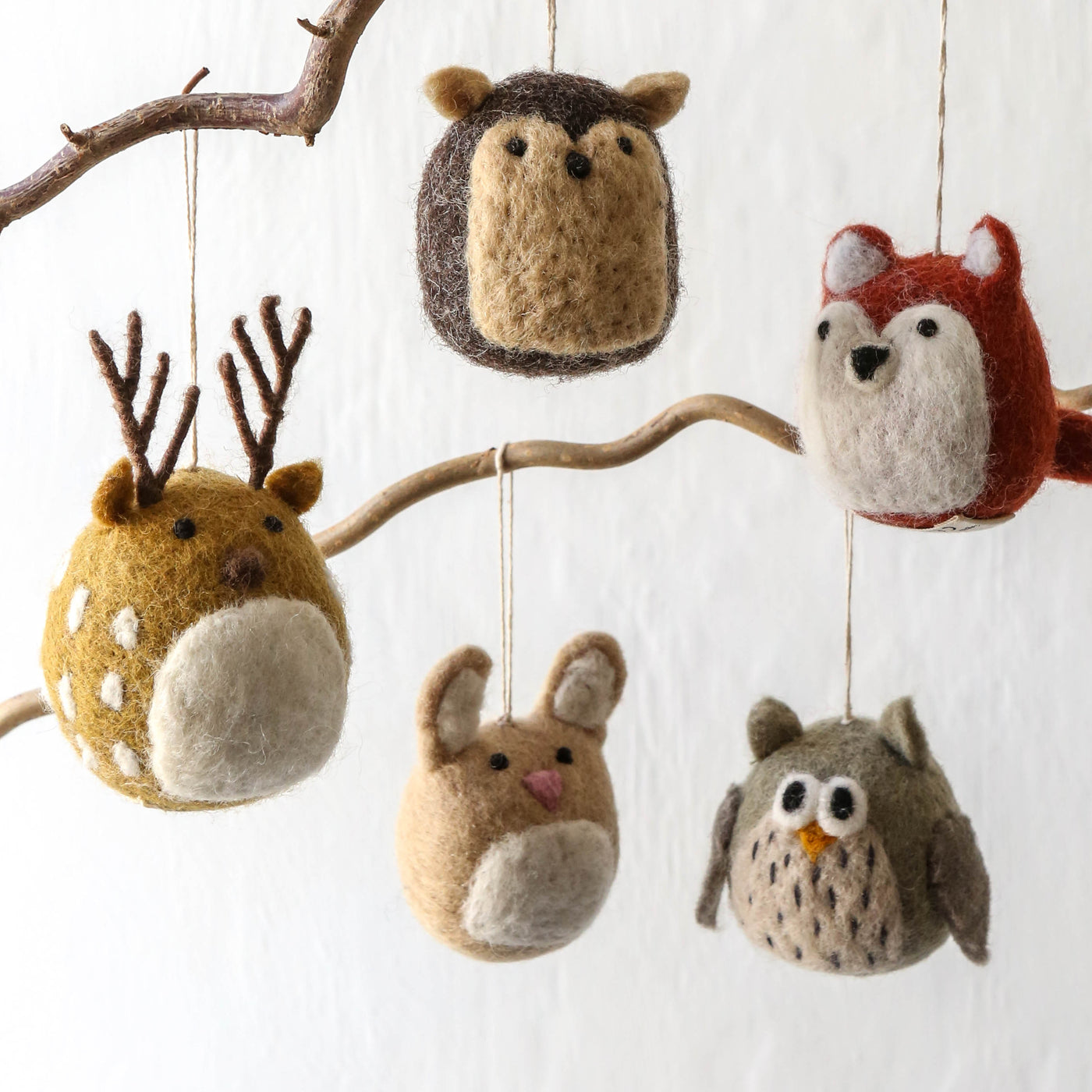 Forest Animals Felt Hanging Decorations