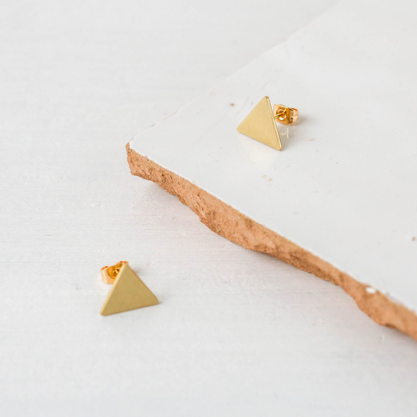 Triangle Stack Earrings