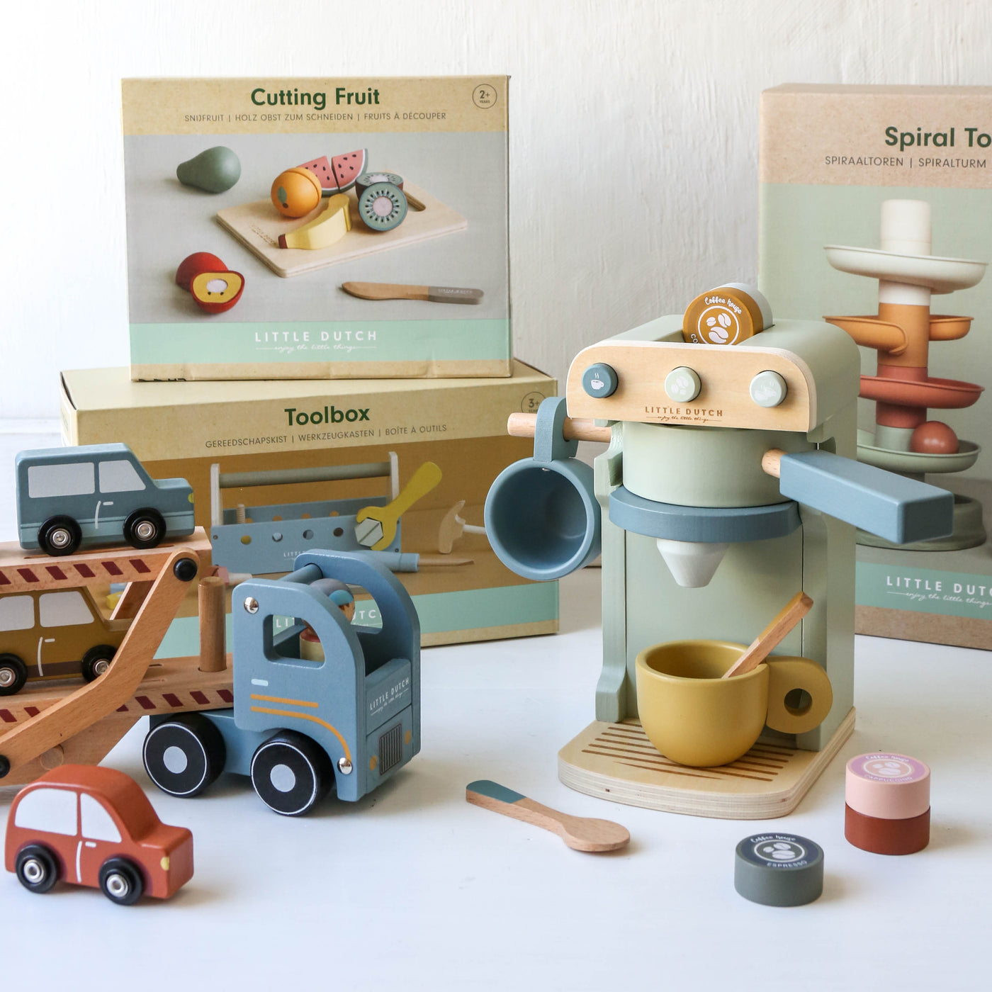 Wooden Toy Coffee Machine