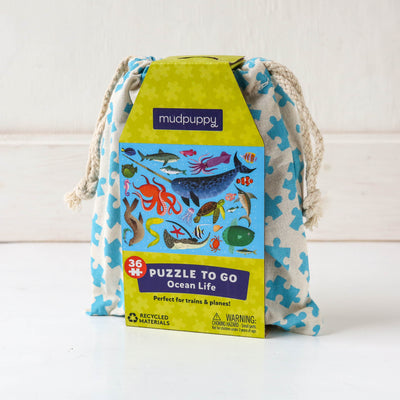 Ocean Life 36 Piece Puzzle To Go