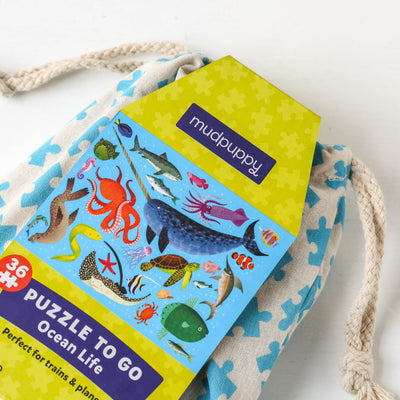 Ocean Life 36 Piece Puzzle To Go