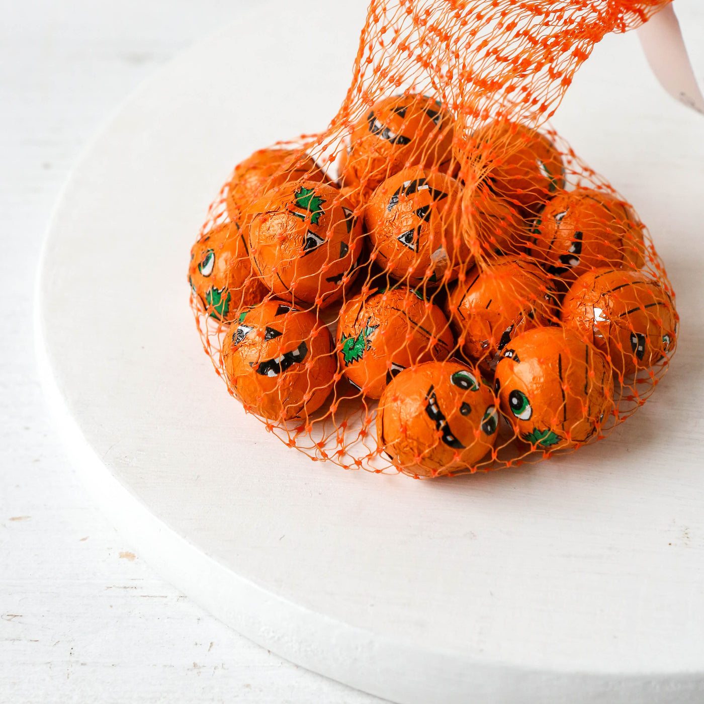 Foiled Chocolate Pumpkins