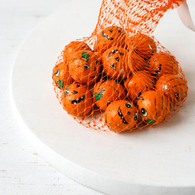 Foiled Chocolate Pumpkins