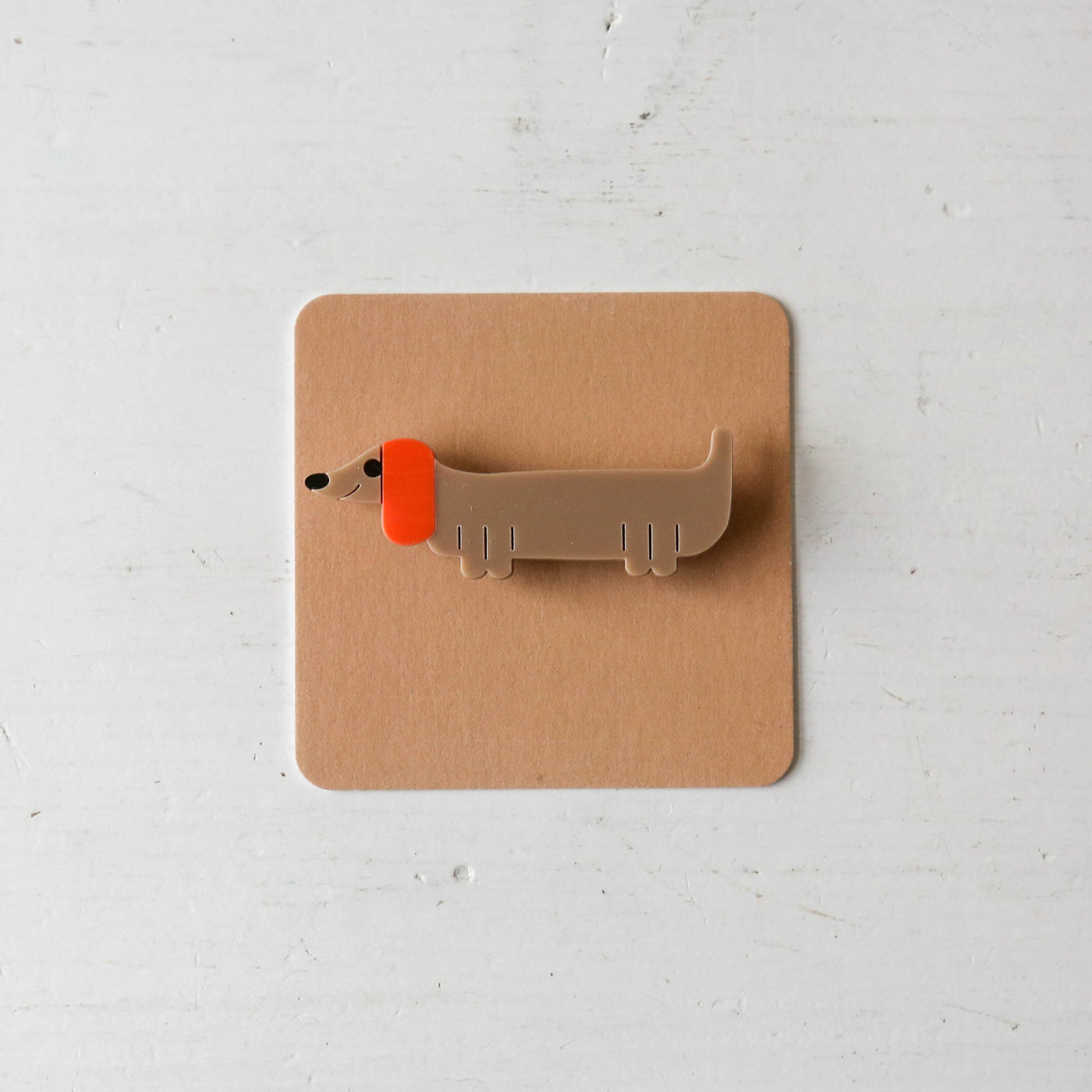 Super Cute Sausage Dog Brooch