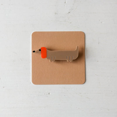 Super Cute Sausage Dog Brooch