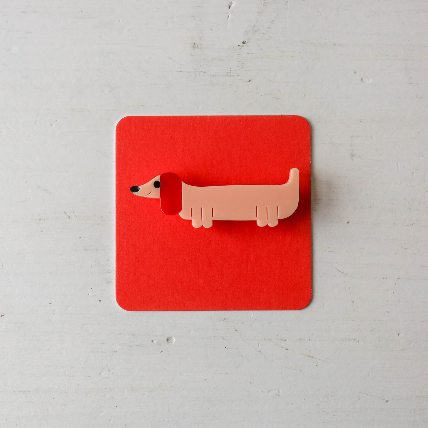 Super Cute Sausage Dog Brooch