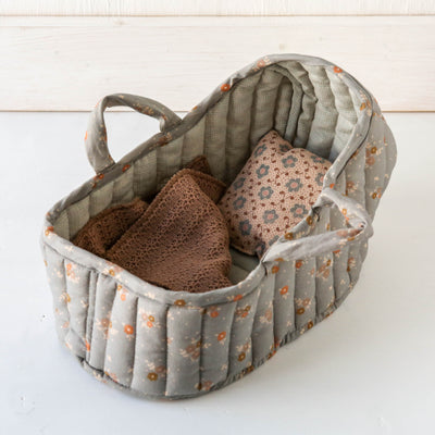 Maileg Large Carry Cot - Blue
