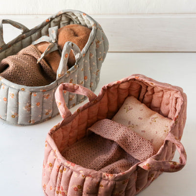 Maileg Large Carry Cot - Rose