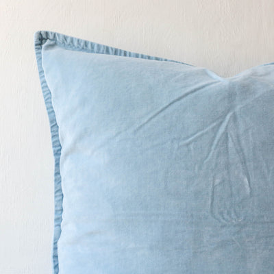 Cotton Velvet Cushion Cover - Nordic Sky