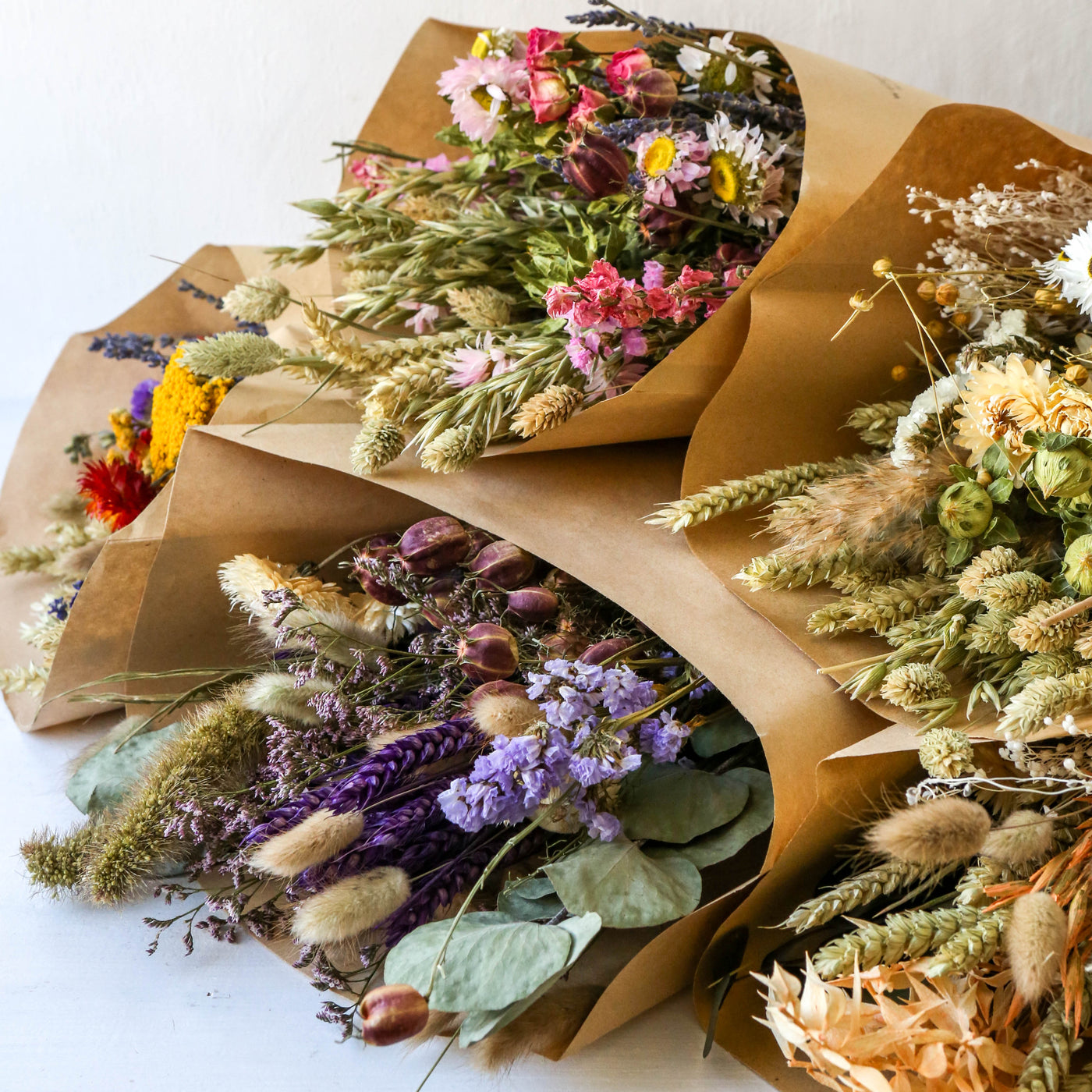 Extra Large Dried Flower Bouquet - Brights