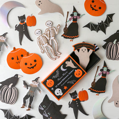 Halloween Shaped Stickers - Pack of 25